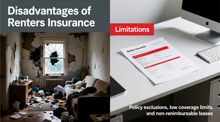 What are the disadvantages of renters insurance?