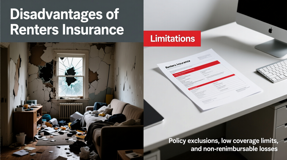 What are the disadvantages of renters insurance?