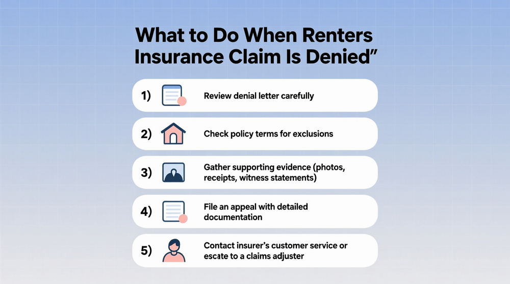 Renters insurance claim denied