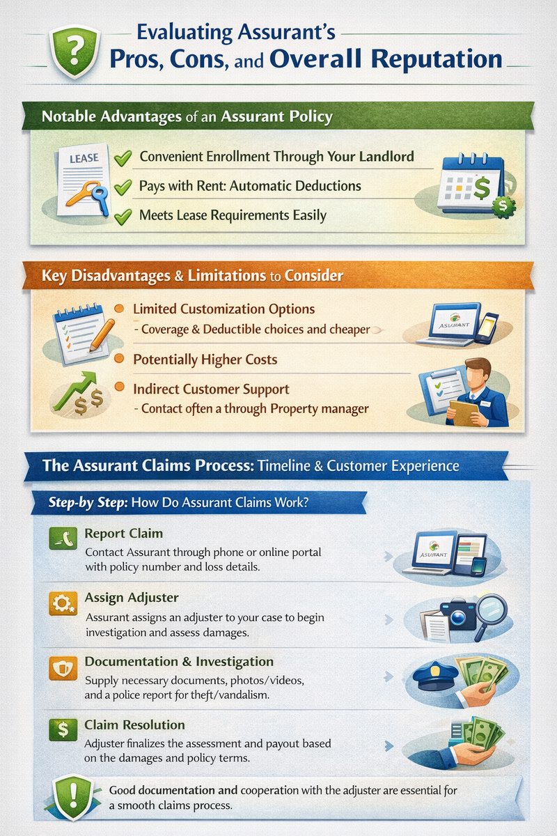 Assurant renters insurance infographic