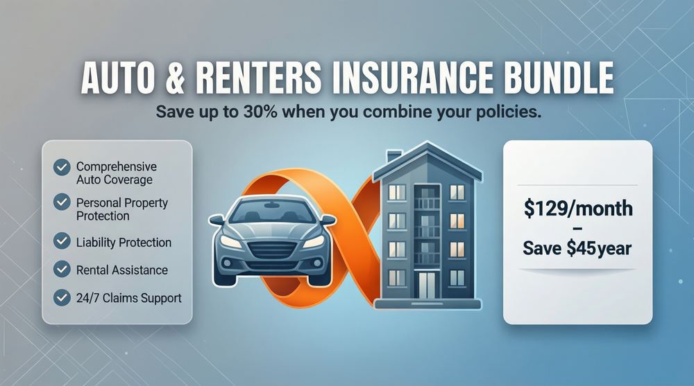 Auto and renters insurance bundle