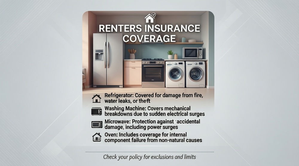 Does renters insurance cover appliances?