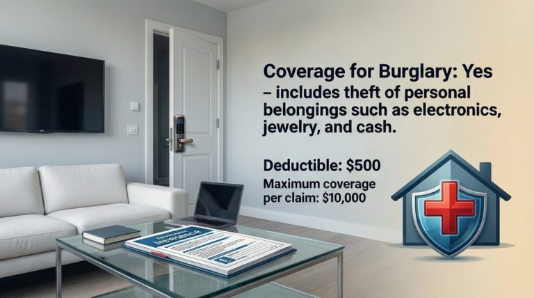 Does renters insurance cover burglary?