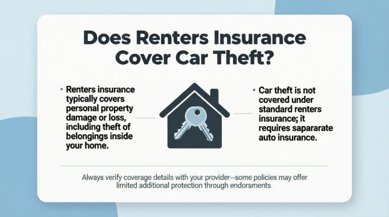does renters insurance cover car theft