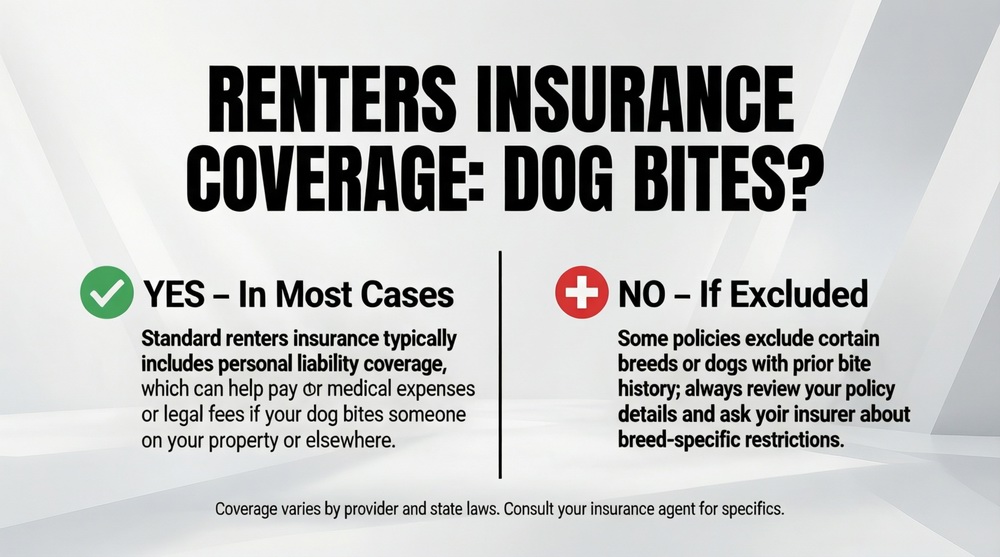 Does Renters Insurance Cover Dog Bites?