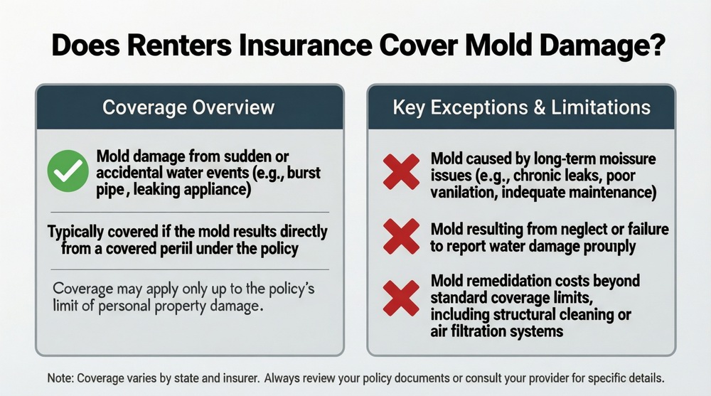 Does Renters Insurance Cover Mold Damage?