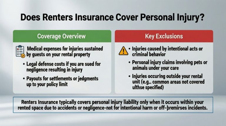 Does renters insurance cover personal injury?