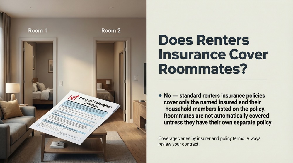 Does renters insurance cover roommates?
