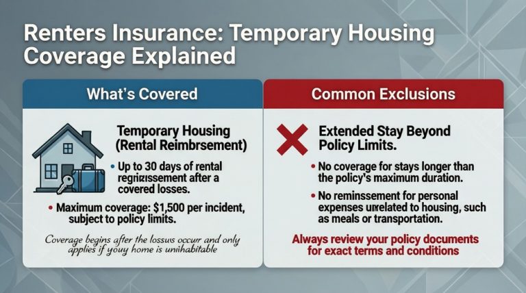 Does renters insurance cover temporary housing?