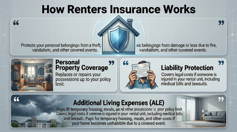 How does renters insurance work