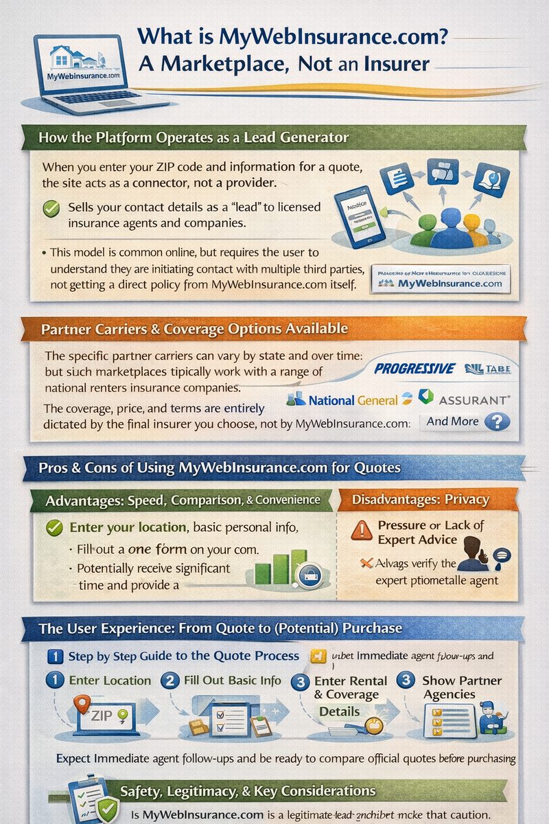 MyWebInsurance.com Renters Insurance Infographic