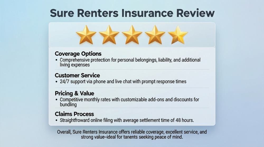 Sure Renters Insurance Review