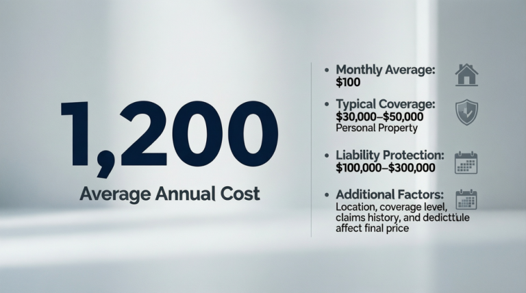 What is the average cost of renters insurance?