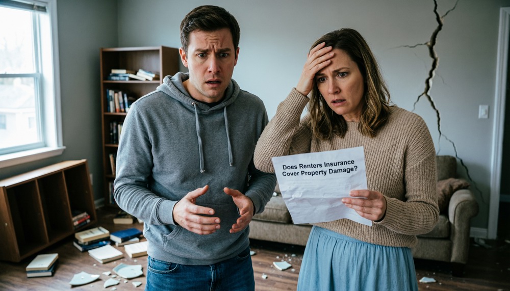 Does renters insurance cover property damage?