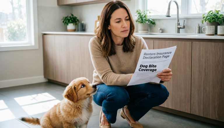 Renters insurance with dog bite coverage