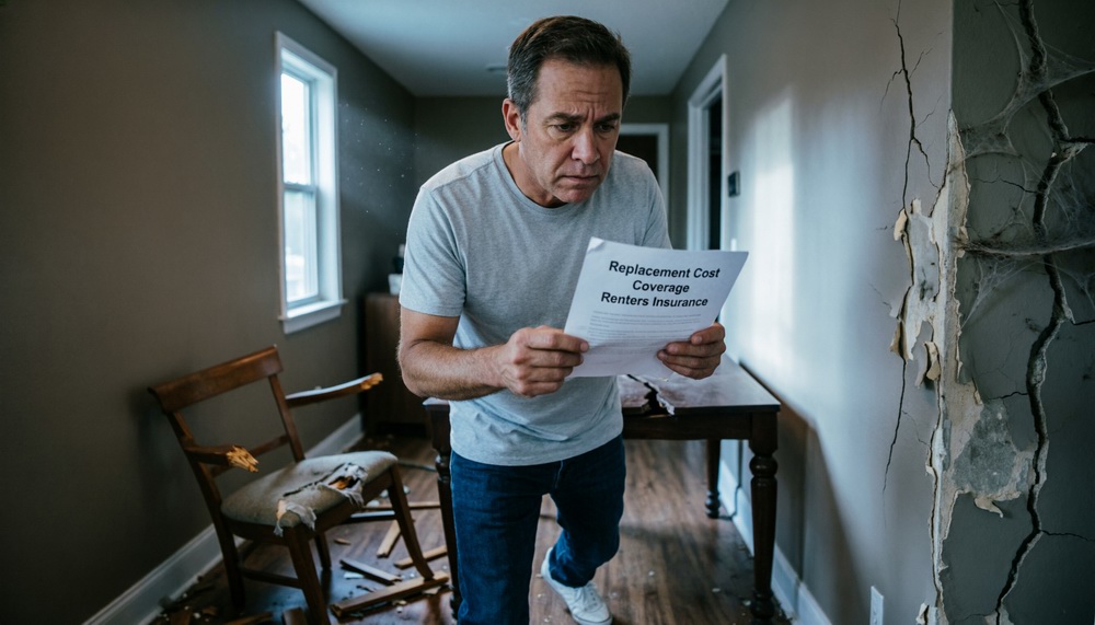Replacement cost coverage renters insurance