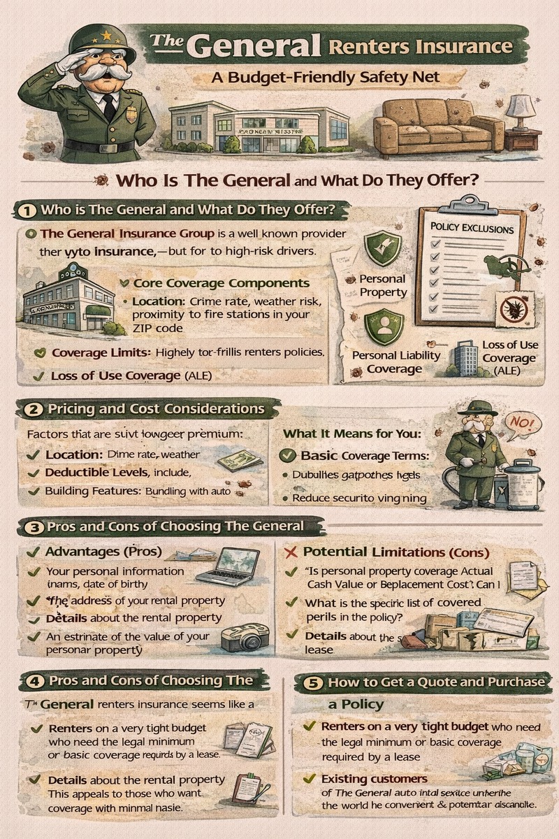 What is the general renters insurance? Infographic
